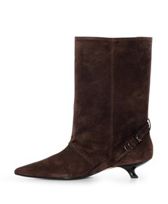 Message dames enkellaarzen bruin