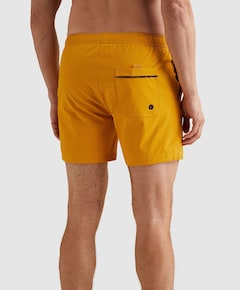 AIRFRAME SWIMSHORTS BIG LOGO PRINT heren zwembroek geel