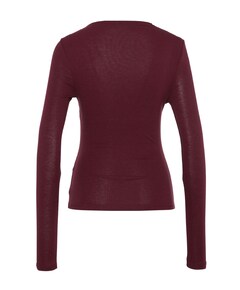 Dames longsleeve bordeaux