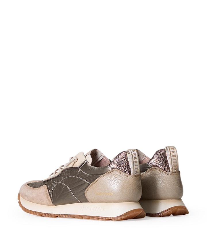 Kansas dames sneakers beige