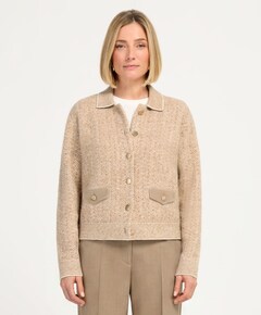 Dames vest beige