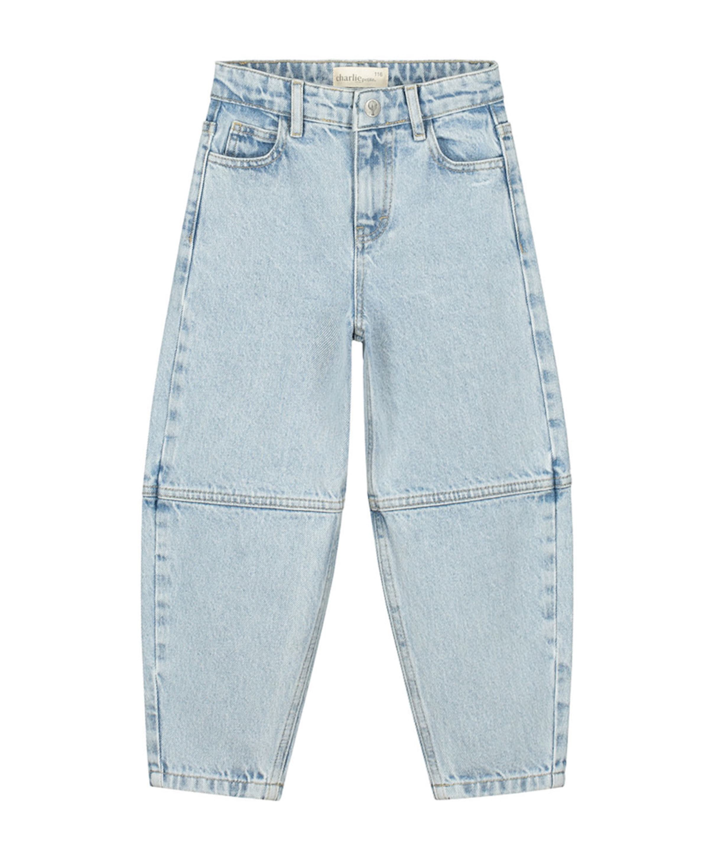 Lou balloon meisjes jeans blauw