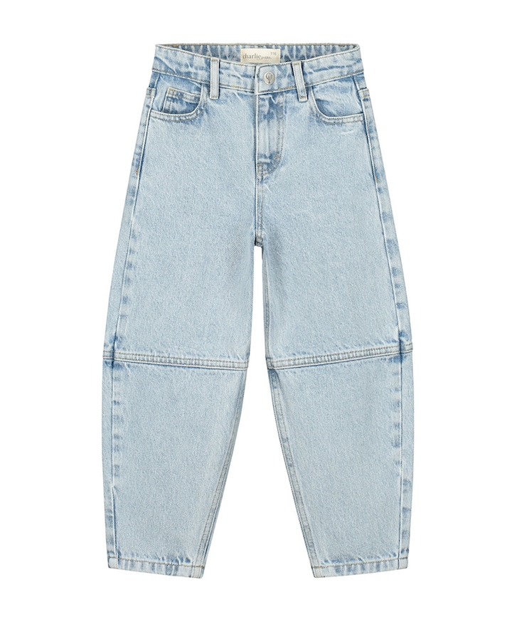 Lou balloon meisjes jeans blauw