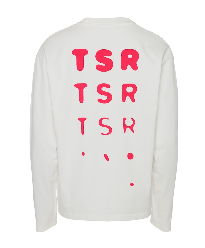 Heren longsleeve ecru