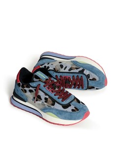 Art sneakers blauw