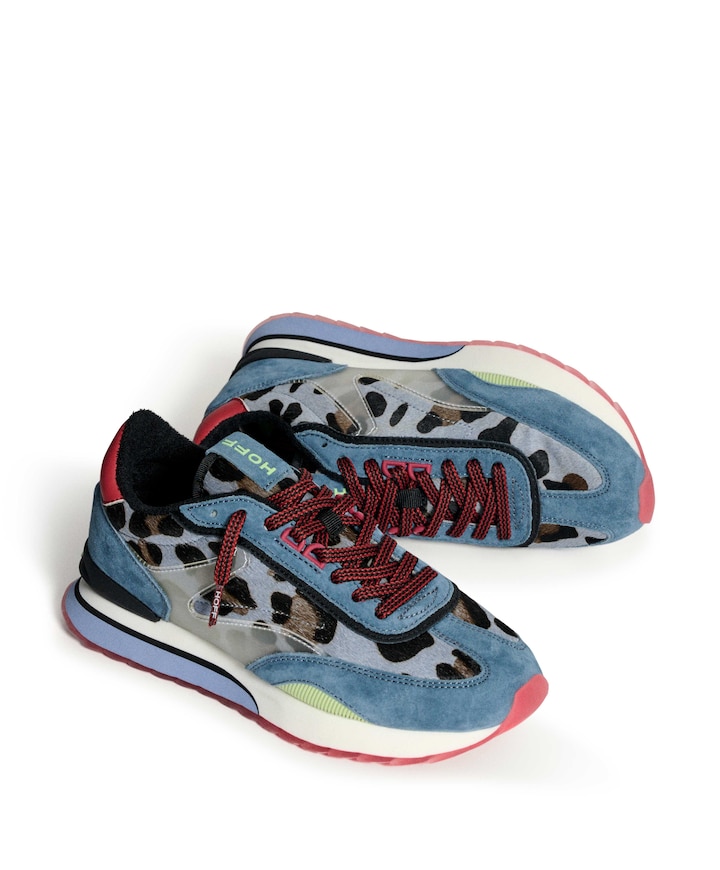 Art sneakers blauw