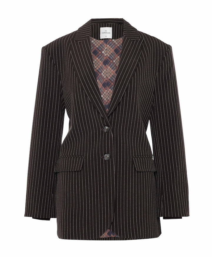 Dames blazer bruin