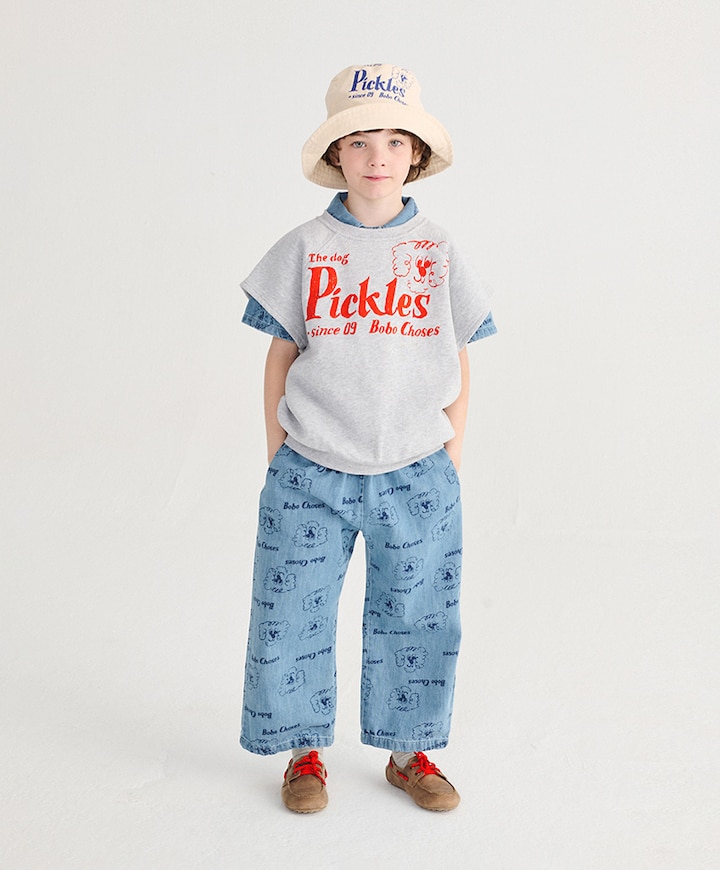 Pickles The Dog uniseks jeans  blauw
