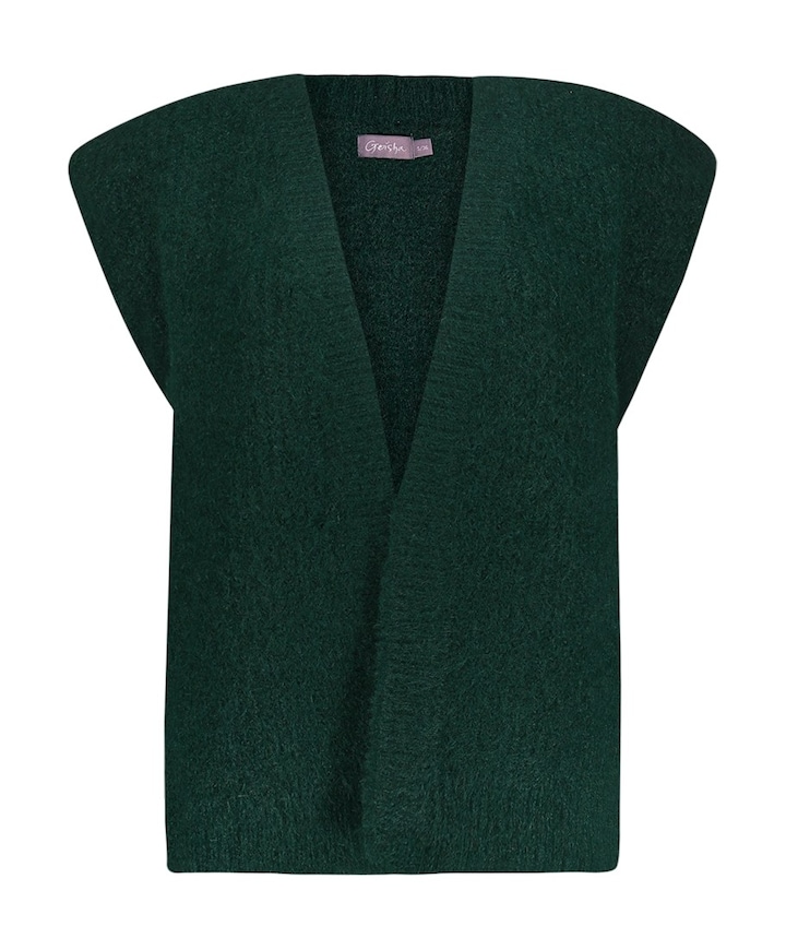 Dames gilet groen