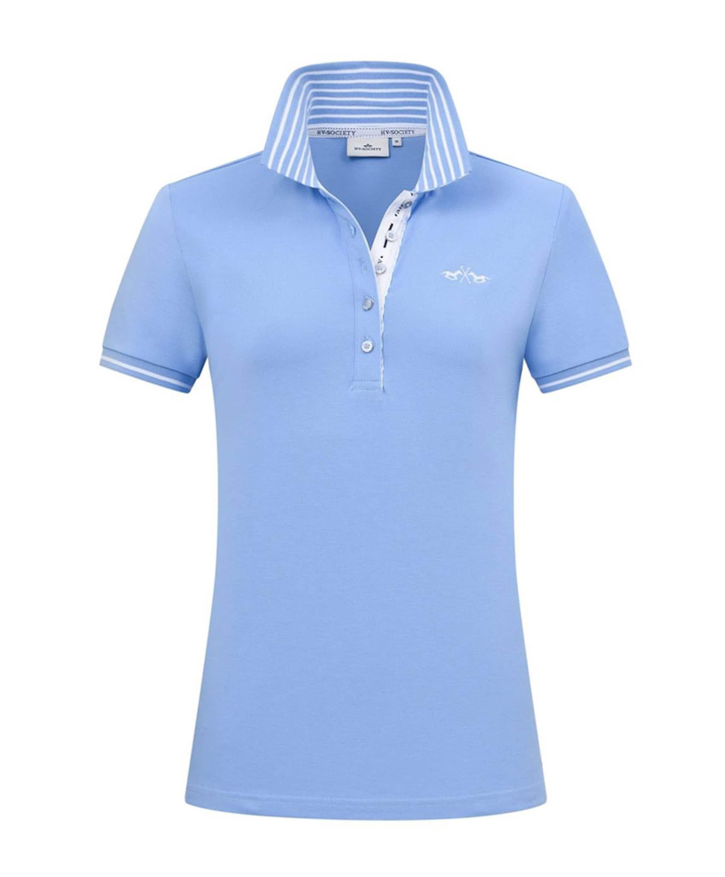 Dames polo blauw