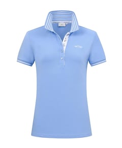 Dames polo blauw