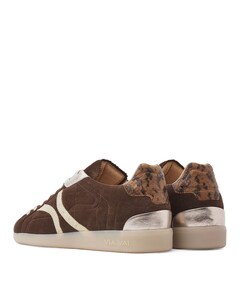 Nilla Khloe dames sneakers bruin