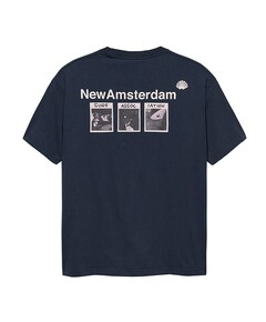 Heren T-shirt blauw
