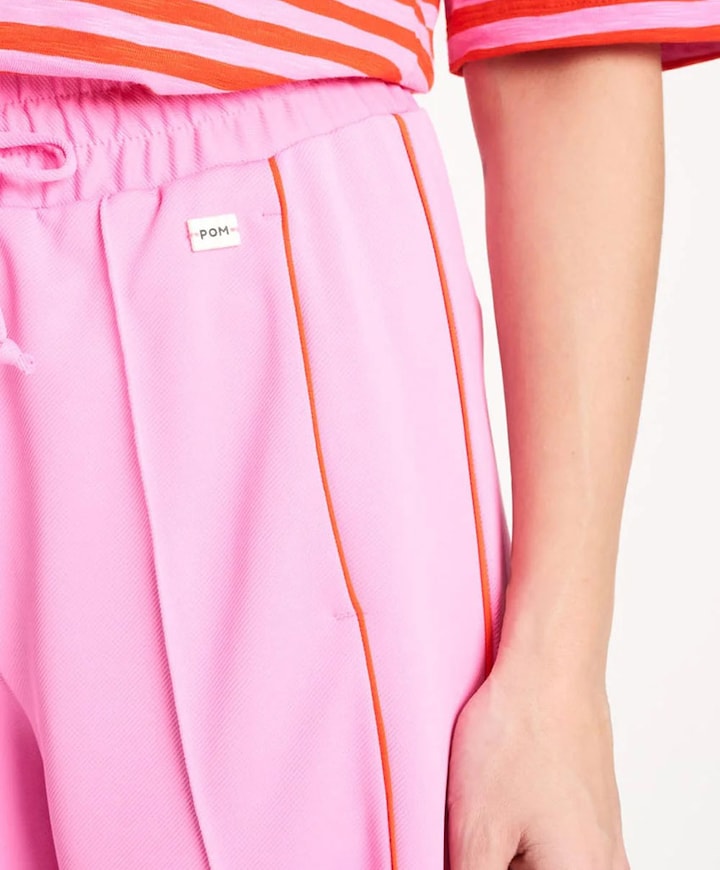 TRACKPANTS - Colourblock Cheering Pink dames broek roze