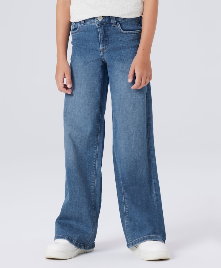 NKFPOLLY X-WIDE JEANS 3057-FR NOOS meisjes jeans blauw