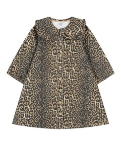 Meisjes jurk bruin
