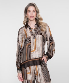 Dames blouse bruin