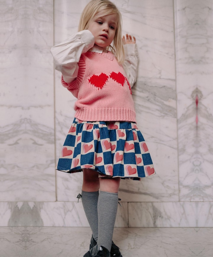 Meisjes rok roze