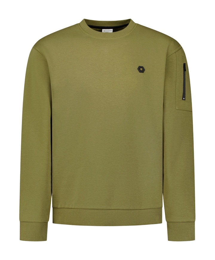 Heren sweater groen