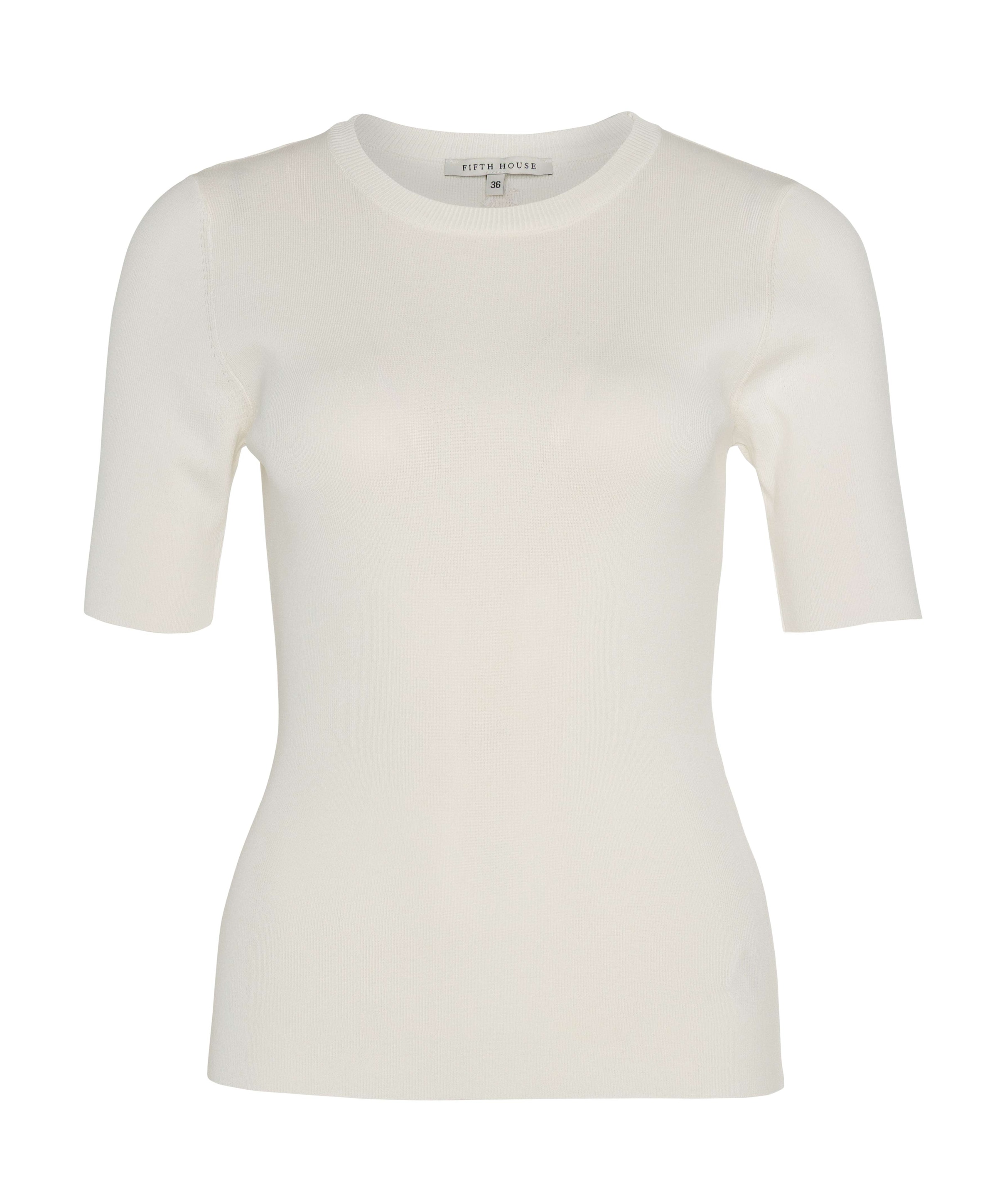 Dames T-shirt ecru