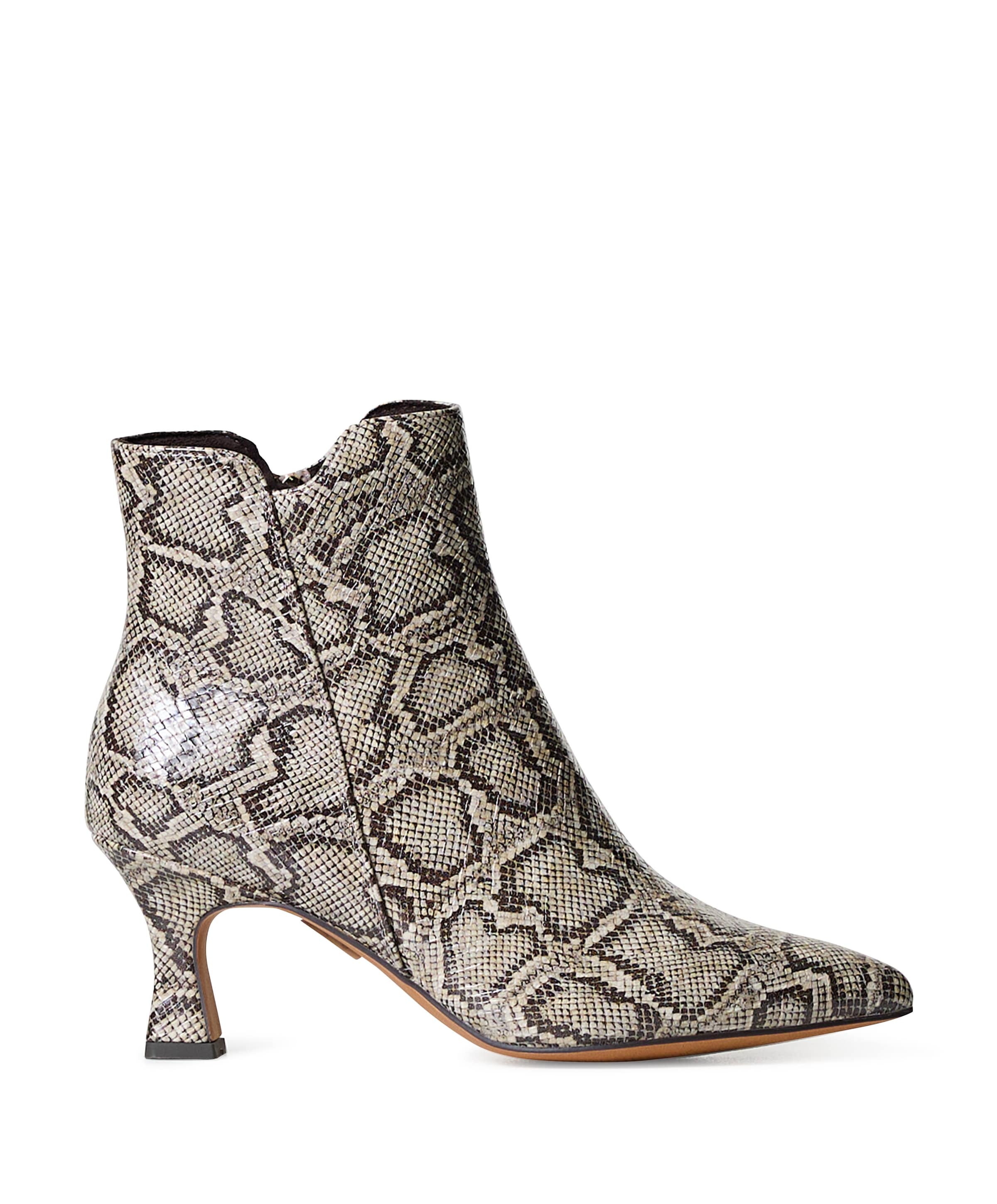 Women enkellaarzen beige