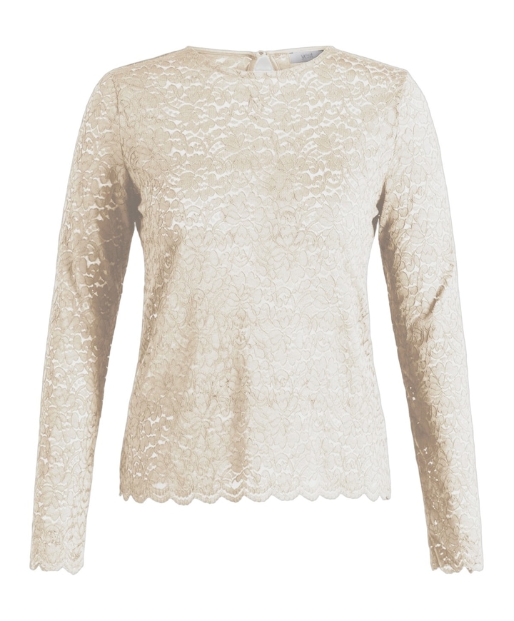 Dames top beige
