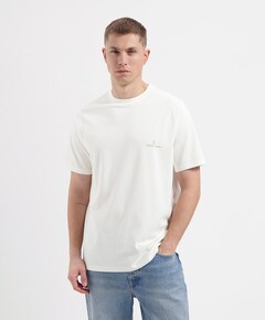 Heren T-shirt ecru