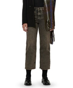 Audrey Straight Pocket dames jeans grijs