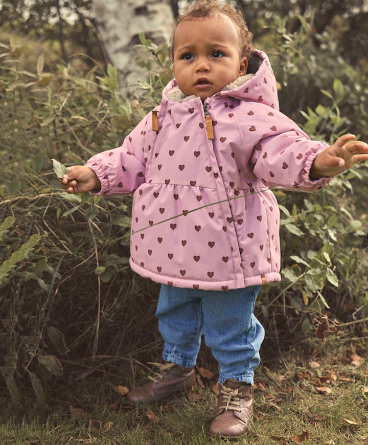 Meisjes jas roze