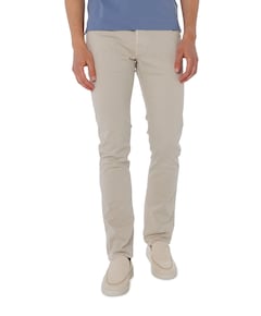 Nick Slim 5 pkt heren jeans beige