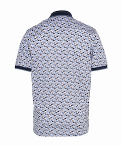 Heren polo blauw