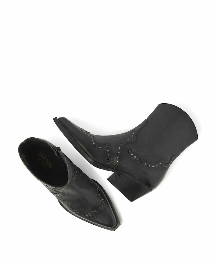 Do Felix dames enkellaarzen zwart