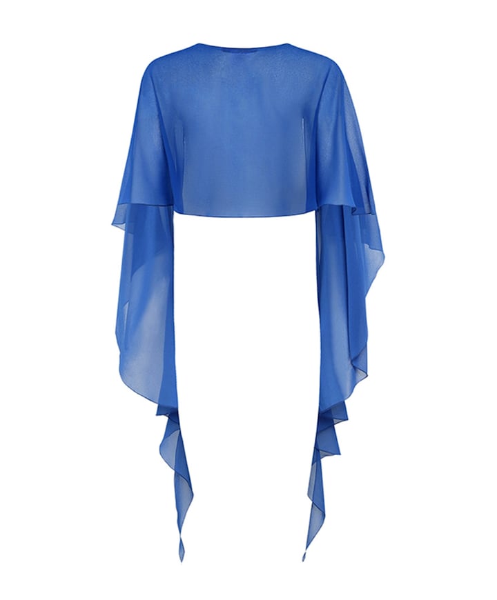 Dames sjaal blauw