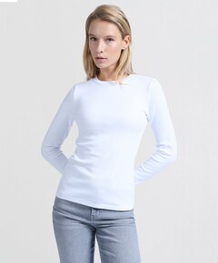 Dames longsleeve wit