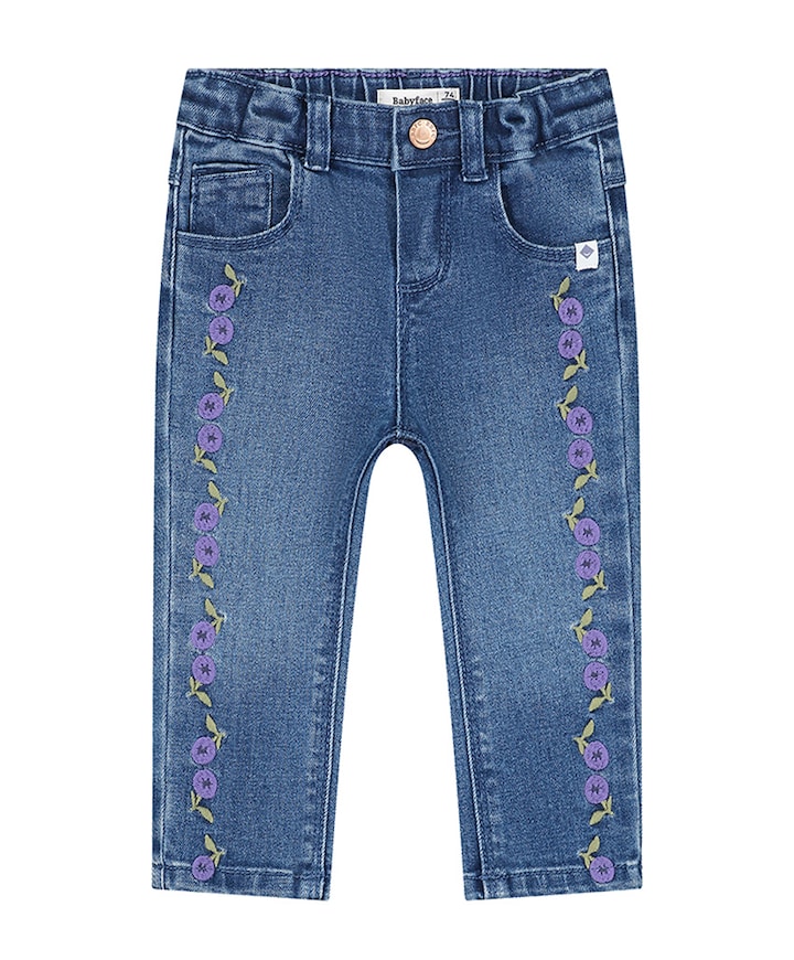Denim meisjes broek blauw
