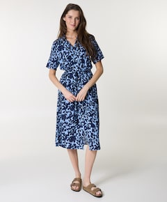 Dames jurk blauw