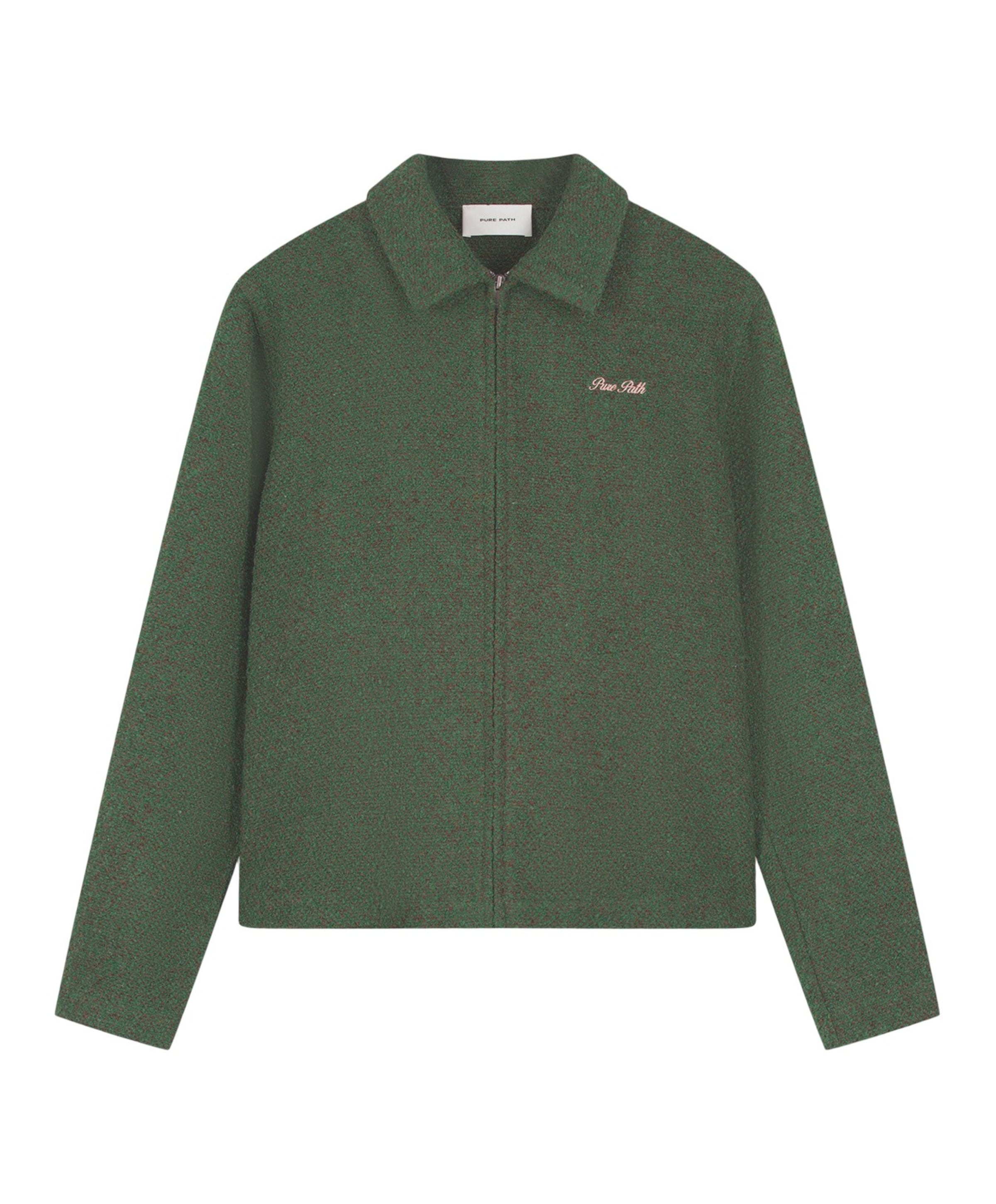Heren overshirt groen