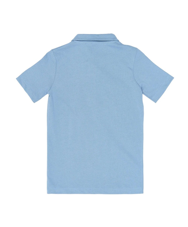 Jongens polo blauw