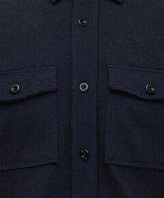 Heren overshirt blauw