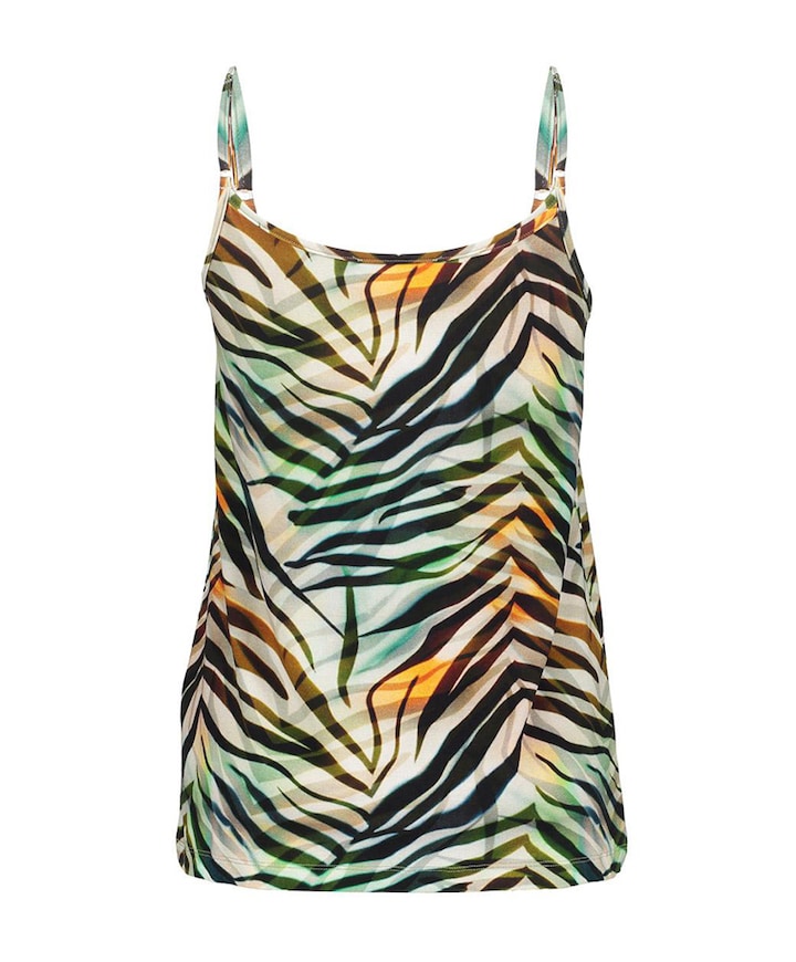 Dames top bruin