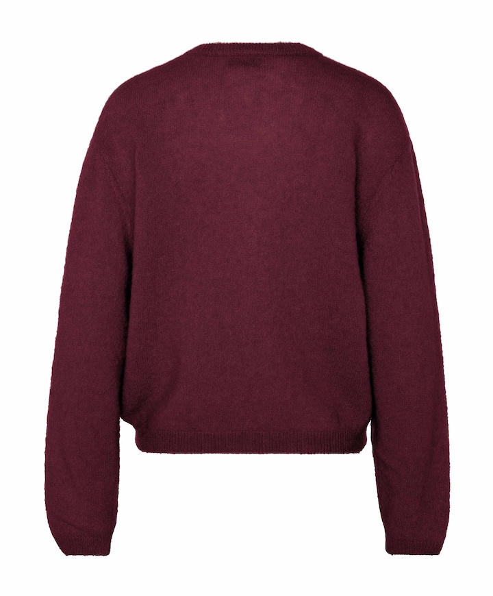 Dames vest bordeaux