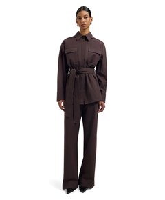 Tailored dames broek bruin