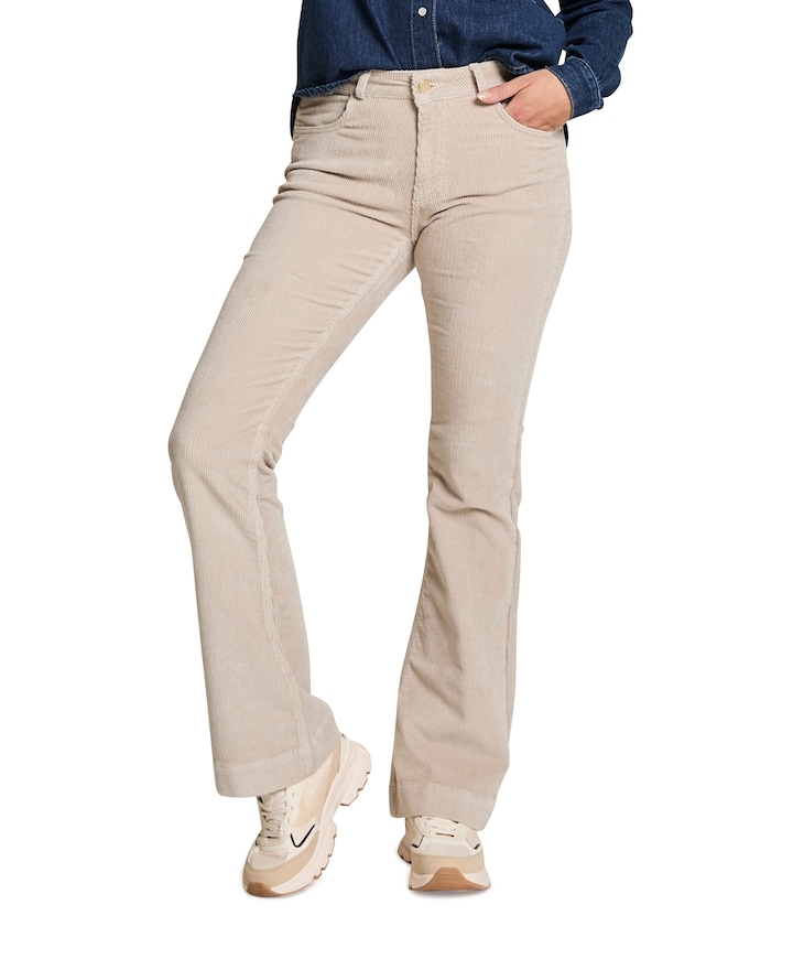 Jade - Vintage Corduroy - 633 - Kha broek grijs