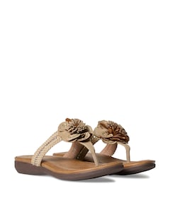 Zaviery dames slippers beige