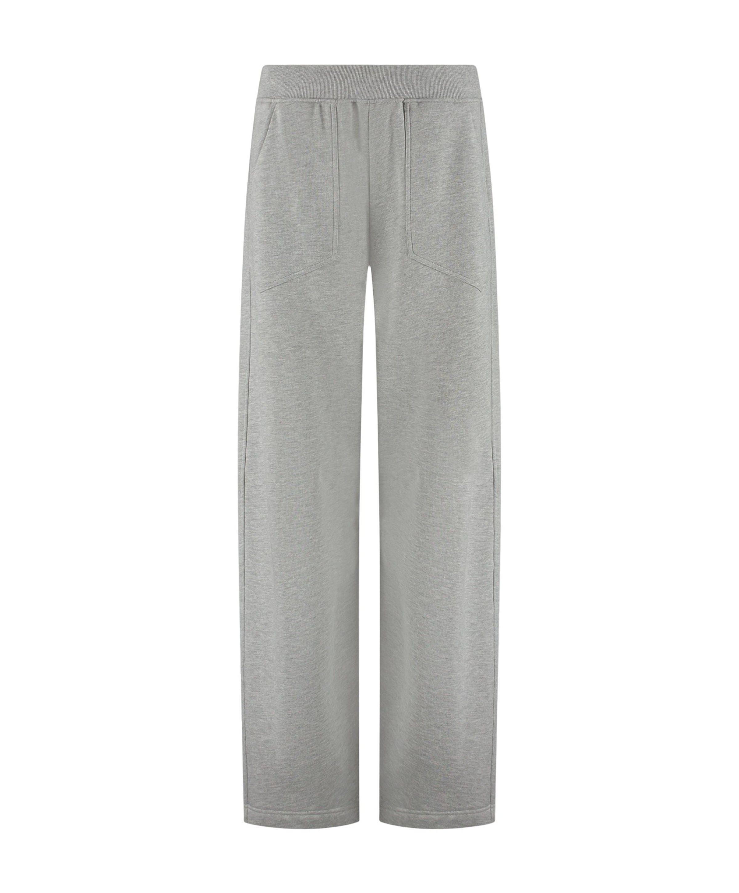 Jayden Wide Leg Jogger dames trainingsbroek grijs