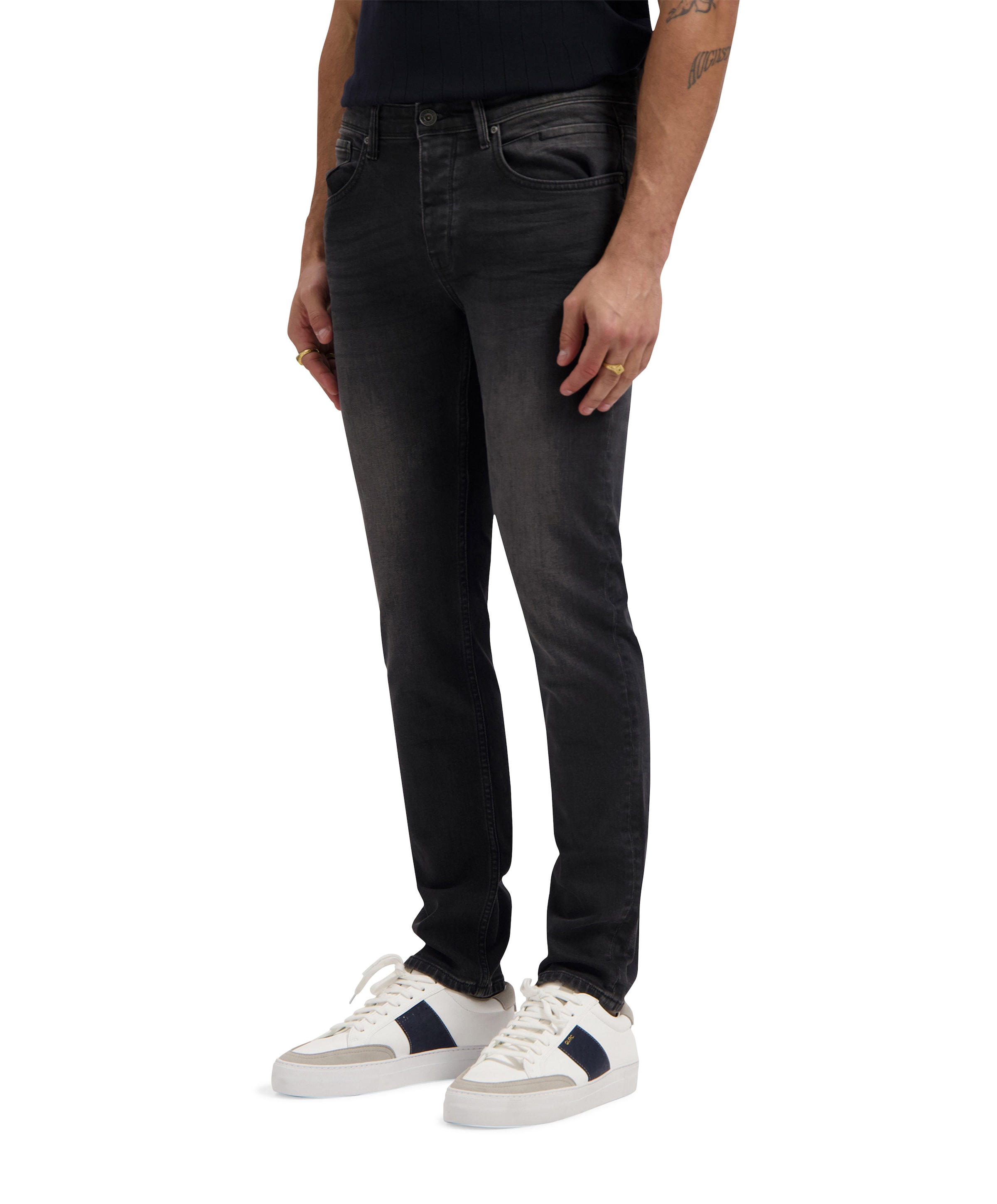 The Ryan Slim Fit Jeans heren jeans zwart