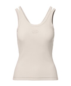 Dames top beige