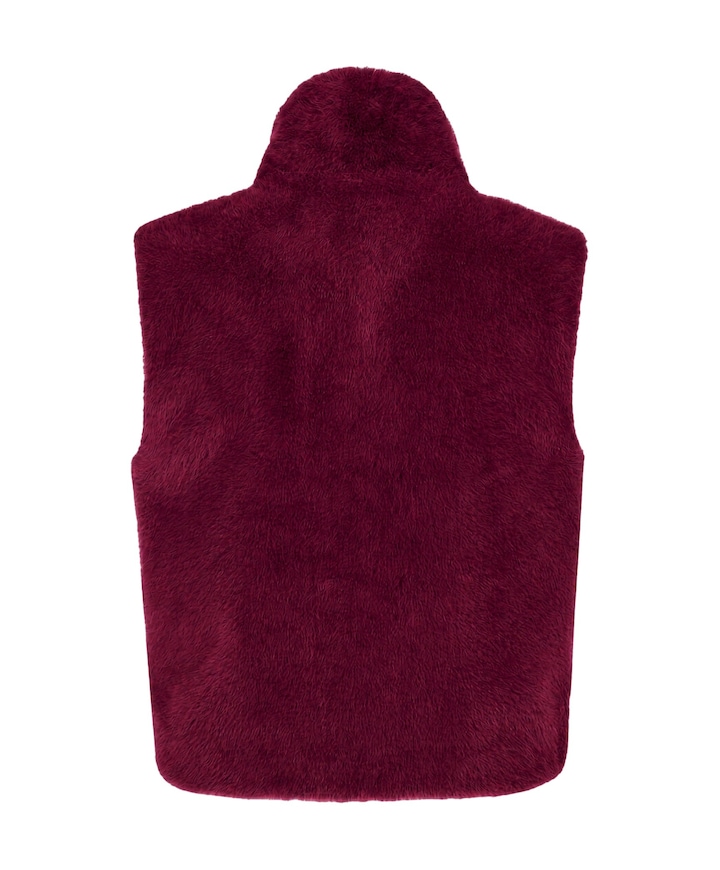 Dames gilet bordeaux