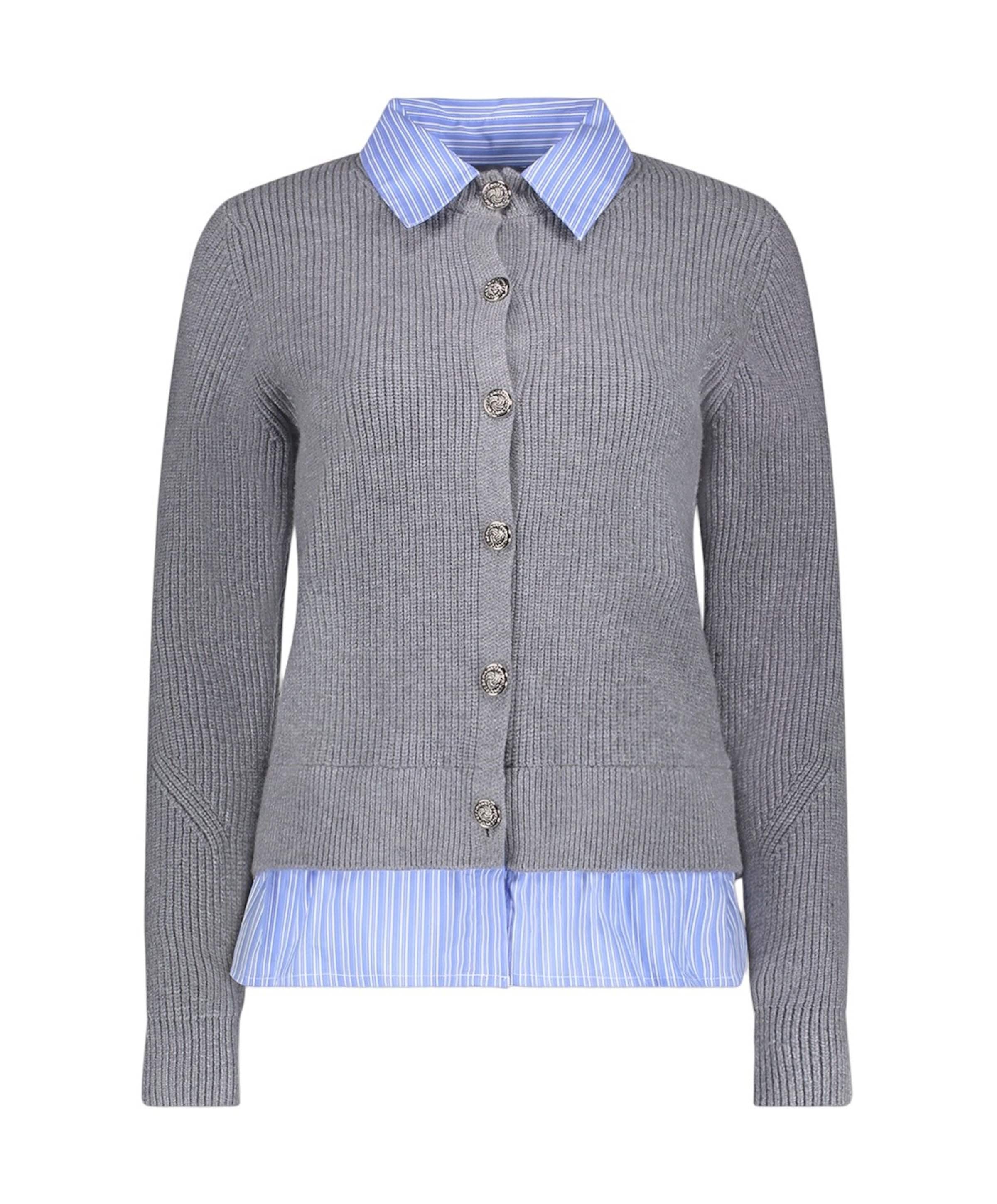 Dames vest grijs