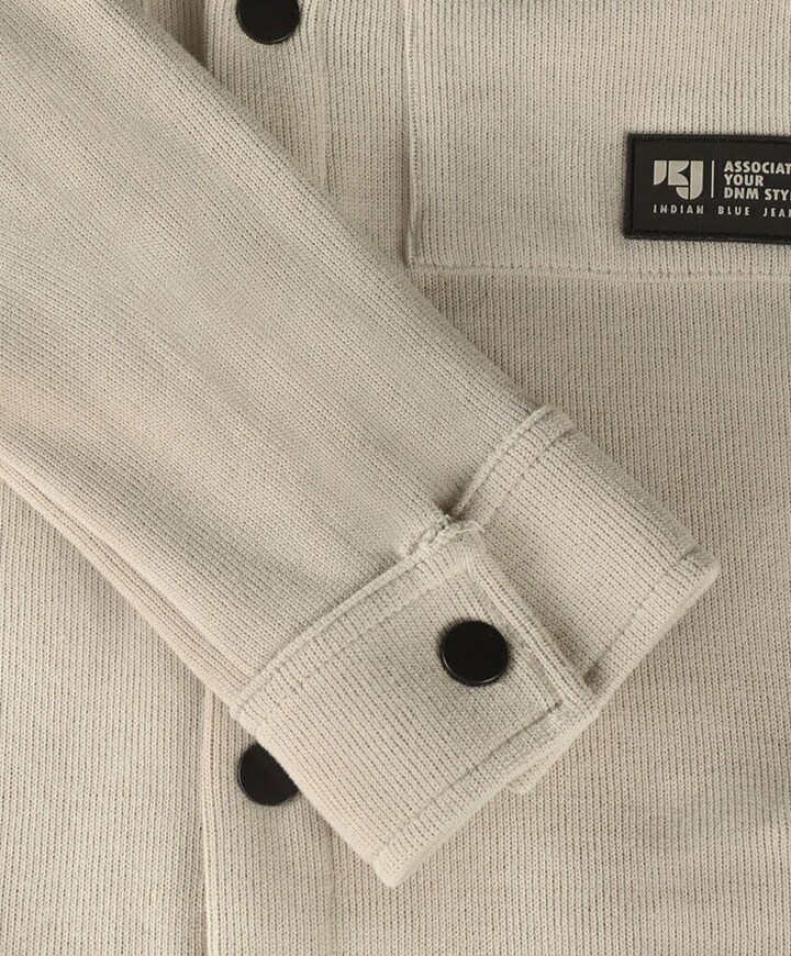 Jongens overhemd lange mouw beige